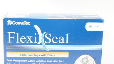 ConvaTec 411102 Flexi-Seal FMS Collection Bag w/Filter; Size 1 Liter - Box of 10